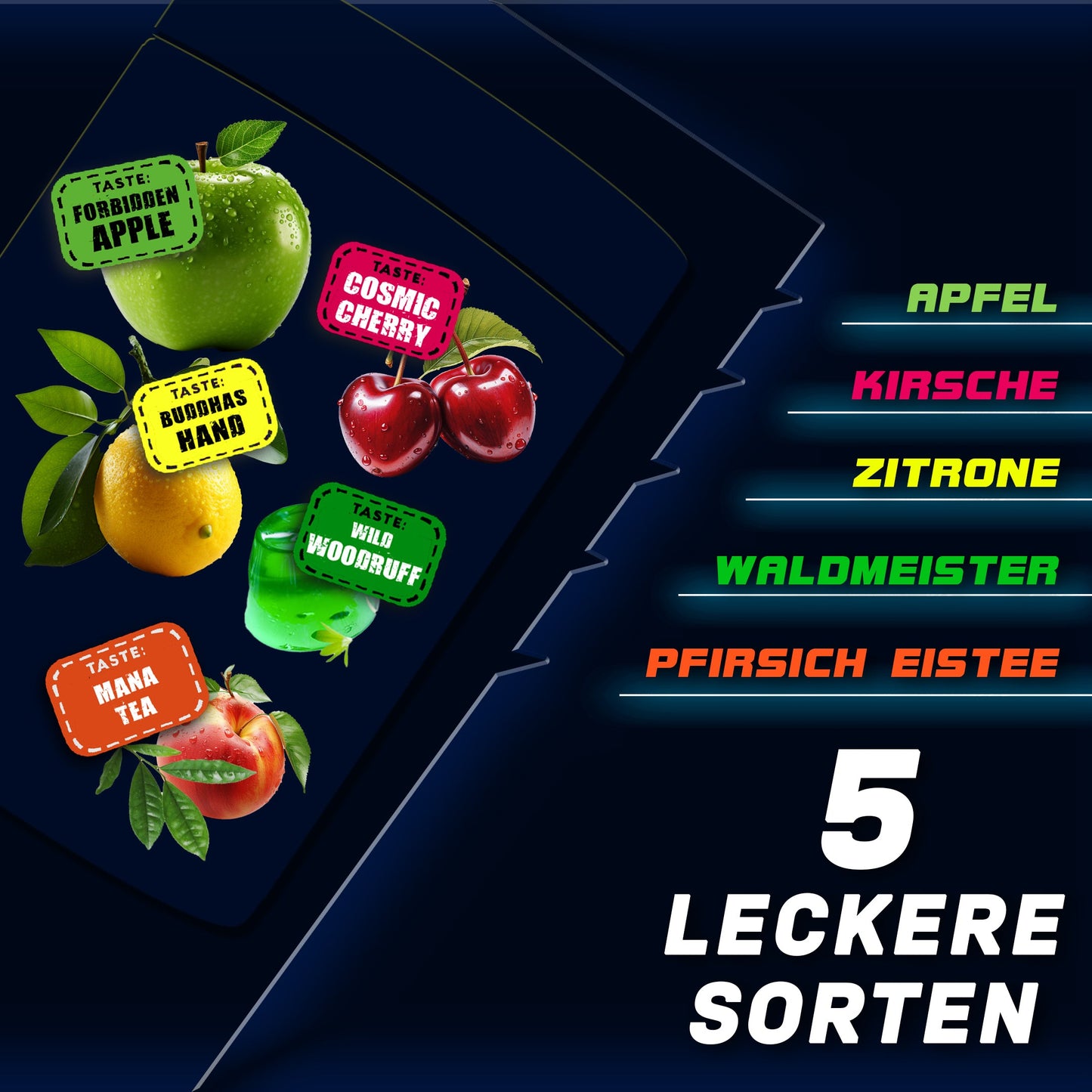 Booster Probebundle | 10 Proben | Mojokaii Shaker schwarz 700ml