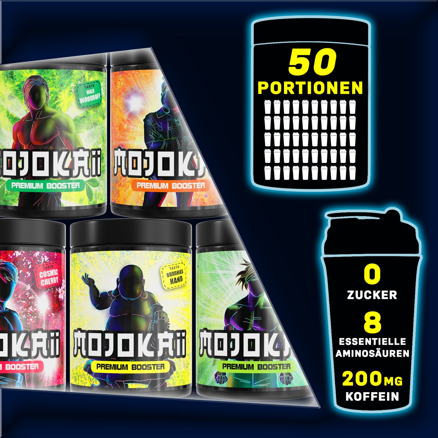 Premium EAA Booster | Buddhas Hand | 500g | 50 Portionen