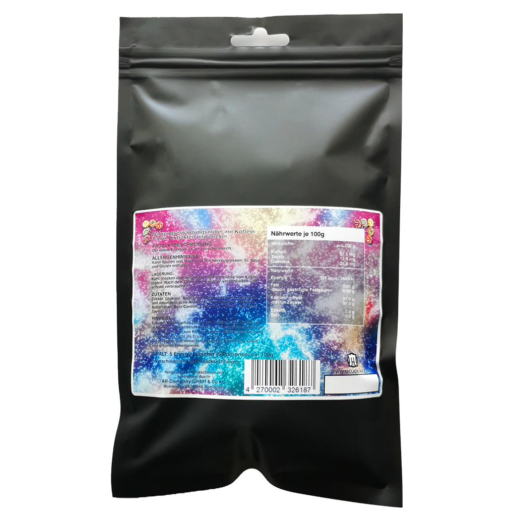 MOJOLI 5er-Packung | 5 Booster Lollies | 5 Geschmacksrichtungen