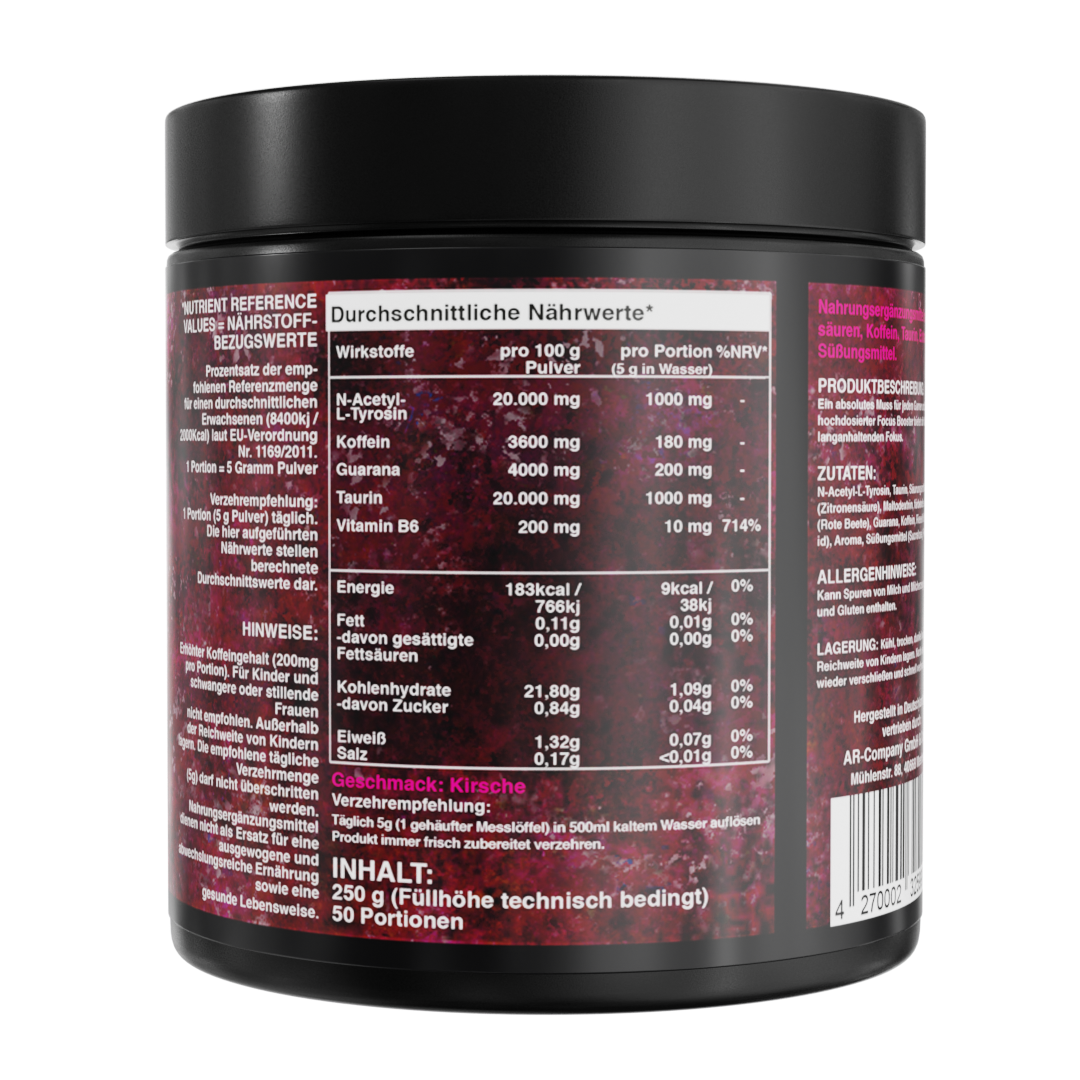 Cosmic Cherry - Premium Focus Booster - Kirsche - 250g - 50 Portionen